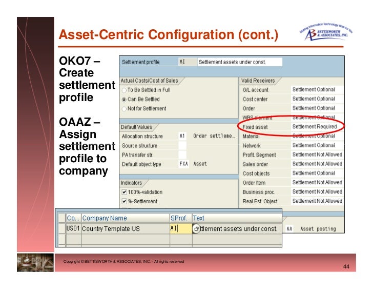 Presenting SAP Fixed Assets Capitalization Best Practices