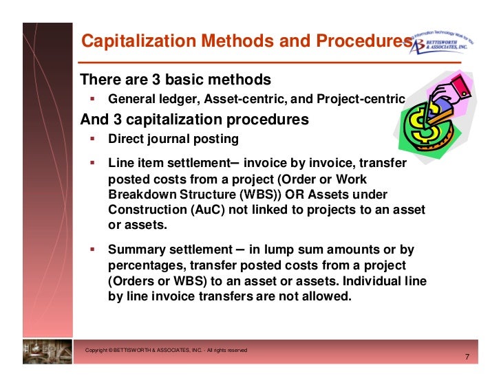 Presenting SAP Fixed Assets Capitalization Best Practices