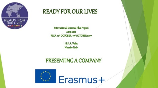 presenting a company ppt riga presenting company