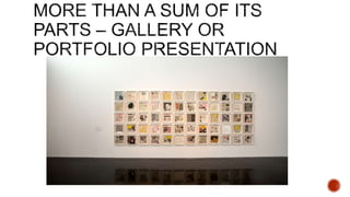 Presenting art