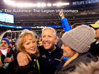 99
The Audience: The Legion of Boomers
 