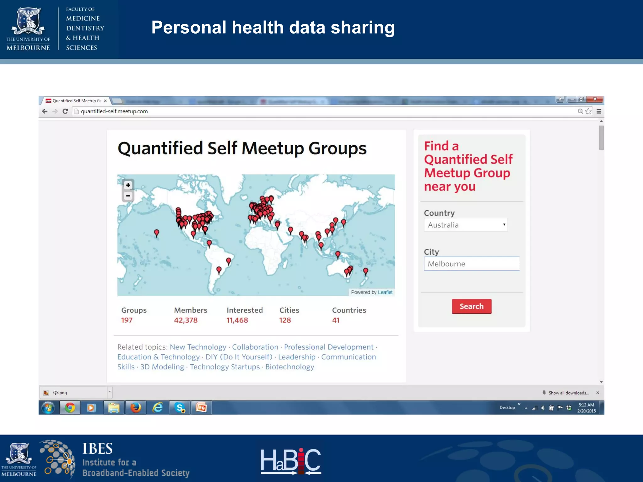 Personal health data sharing
 
