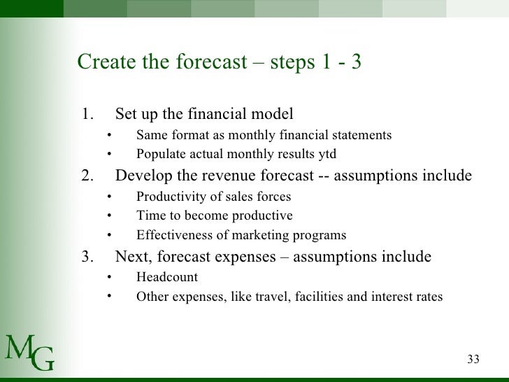 how to write a financial summary report