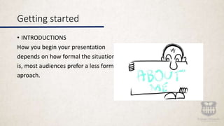 Introduction Slide Example Less Formal Presenting in English | PPTX