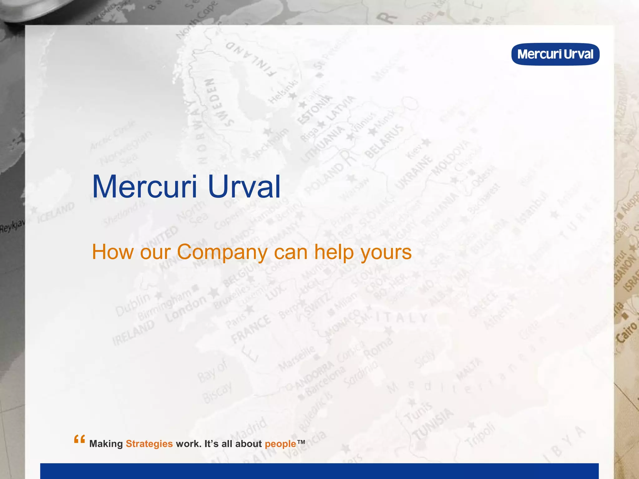 Mercuri Rurval Presenting Mercuri Urval | PPT