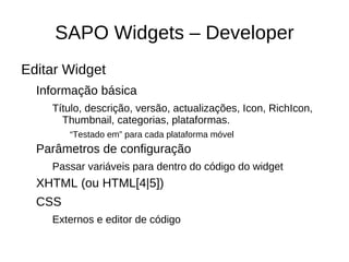 Motor do widget Widget load 
