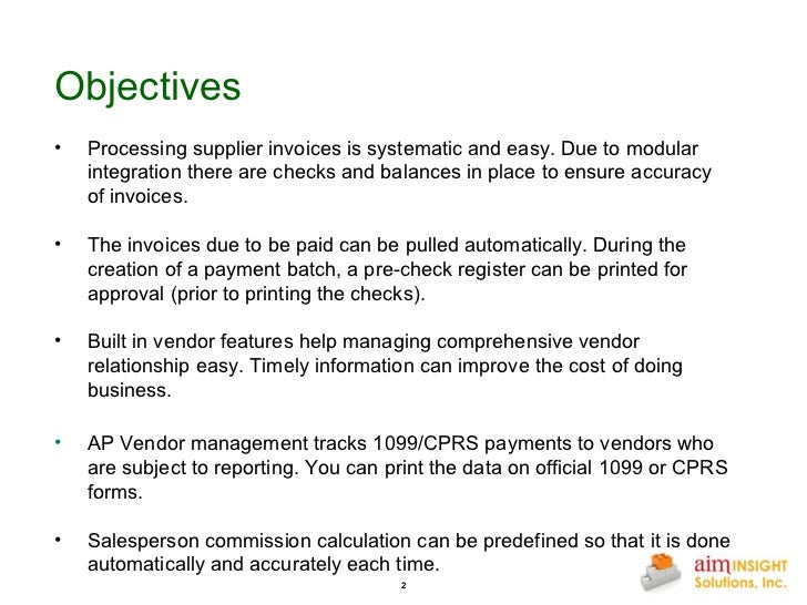 Accounts Payable Clerk Goals And Objectives – EHTN