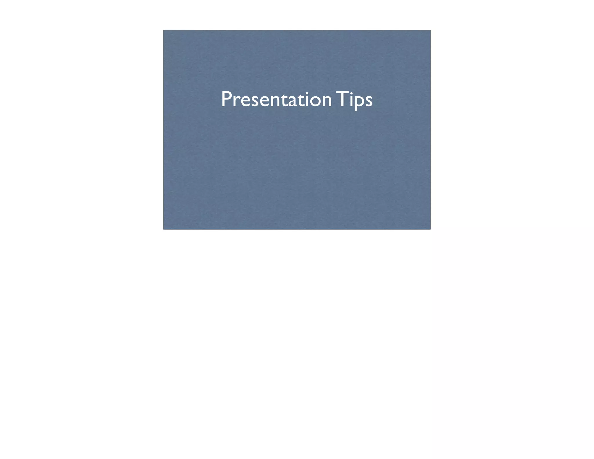 Presenting Visual Information(Notes)