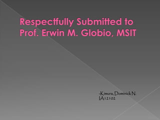 -Kimura, Dominick N.
IA12102
 