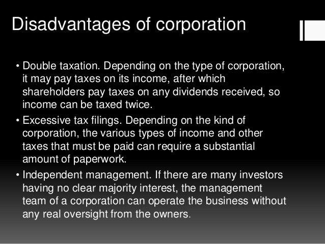 Sole Proprietorship Partnership Corporation Advantages And Disadv