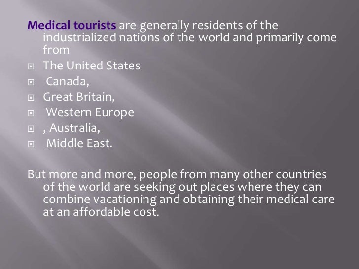 Medical Tourism In India Ppt Slideshare