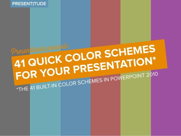 presentation theme colors