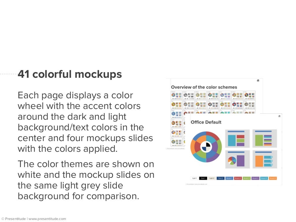 Overview of the 41 color