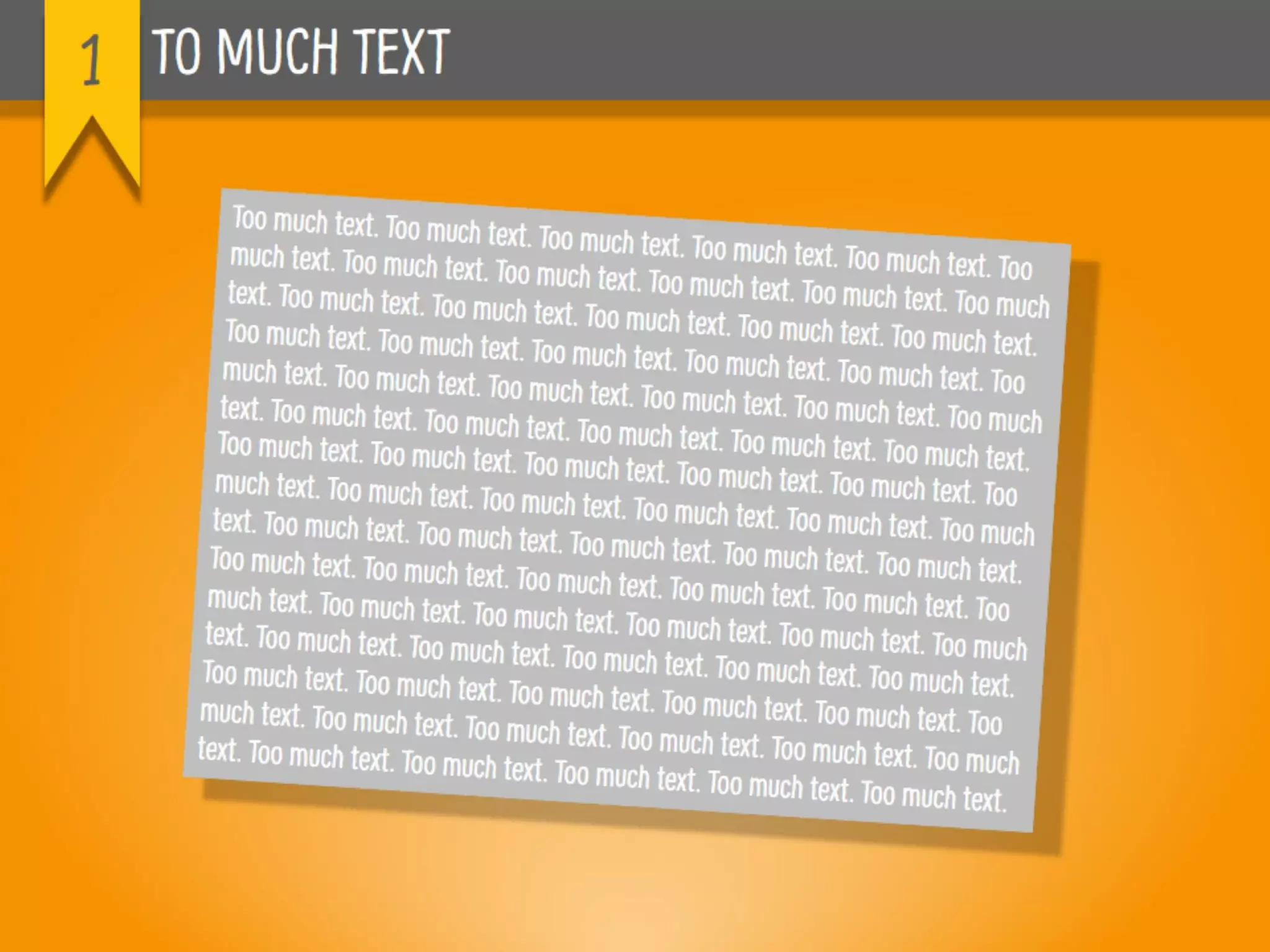 Presentation Design Trick or Treat