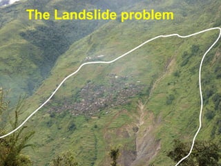 Contd…  Laprak Landslide  The Landslide problem   