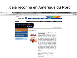 …déjà reconnu en Amérique du Nord
 