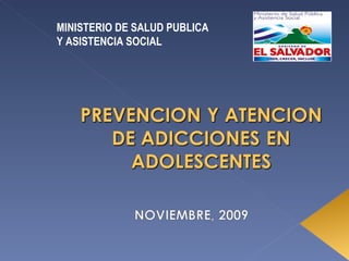 MINISTERIO DE SALUD PUBLICA  Y ASISTENCIA SOCIAL 