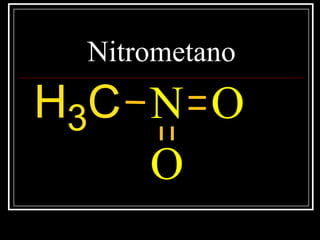 Nitrometano
CH3 N O
O
 