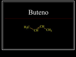 Buteno
CH3
CH
CH
CH3
 