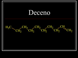 Deceno
CH3
CH2
CH2
CH2
CH2
CH2
CH2
CH2
CH
CH2
 