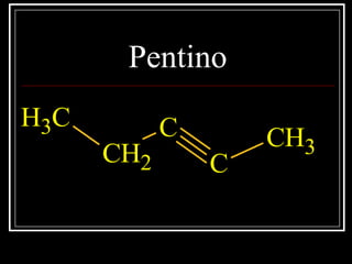 Pentino
CH3
CH2
C
C
CH3
 