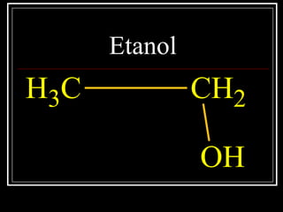 Etanol
CH3 CH2
OH
 