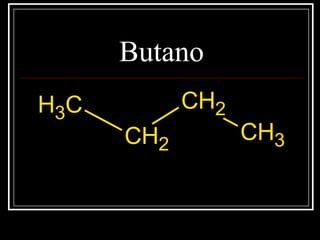 Butano
CH3
CH2
CH2
CH3
 