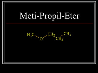 Meti-Propil-Eter
CH3
O
CH2
CH2
CH3
 