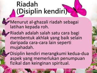 Konsep Riid DISIPLIN MENGIKUT TOKOH ISLAM (PENTADBIRAN) | PPTX