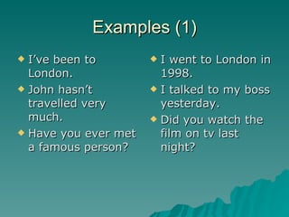 Present Perfect | PPT