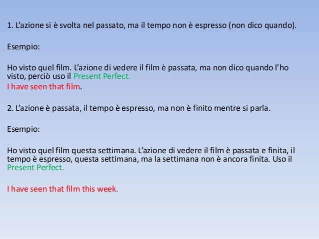 Frasi Con Il Present Perfect Continuous Da Tradurre In Inglese