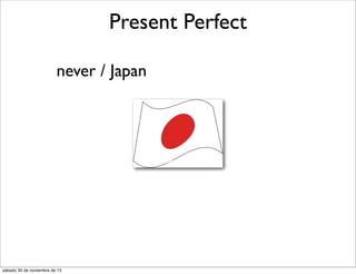 Present Perfect
never / Japan

sábado 30 de noviembre de 13

 
