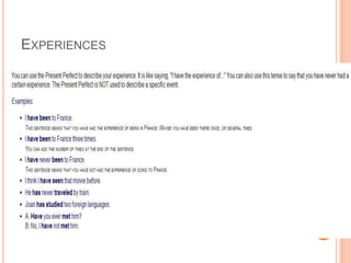 Present perfect | PPTX