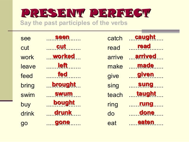 the past tense of ring is