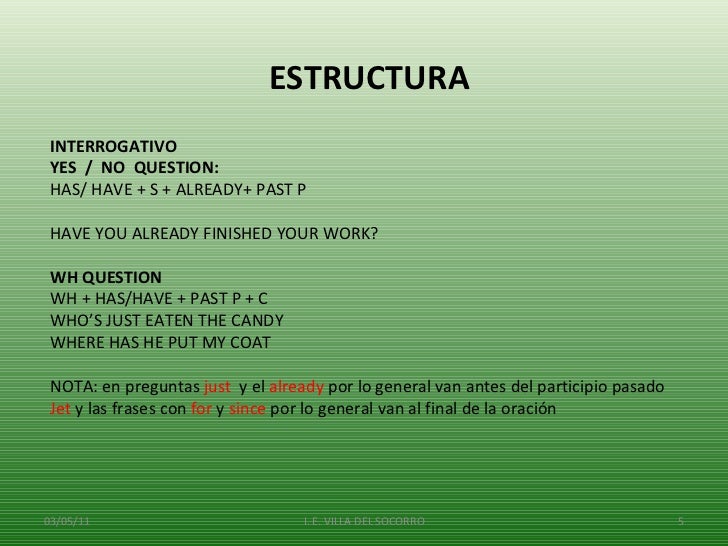 preguntas con present perfect already present perfect 1 preguntas con present perfect already present perfect 1