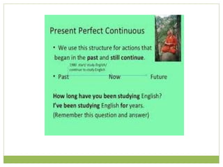 Present perfect continuous