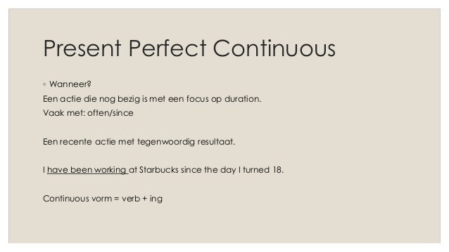 Present perfect simple vs present perfect continuous