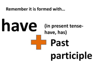 Present Perfect | PPTX