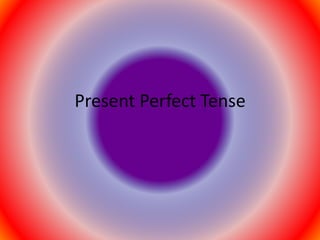 Present Perfect Tense 
 