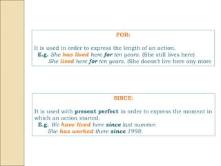 Present perfect vs. past simple