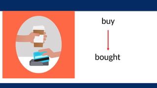 buy
bought
 