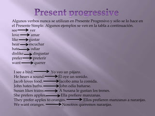 Present progresive | PPTX