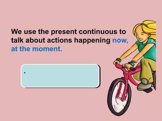 Present progressive or present continuous | PPTX