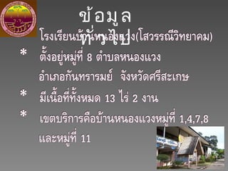 ข้อมูลทั่วไป 