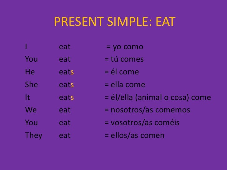 Present simple