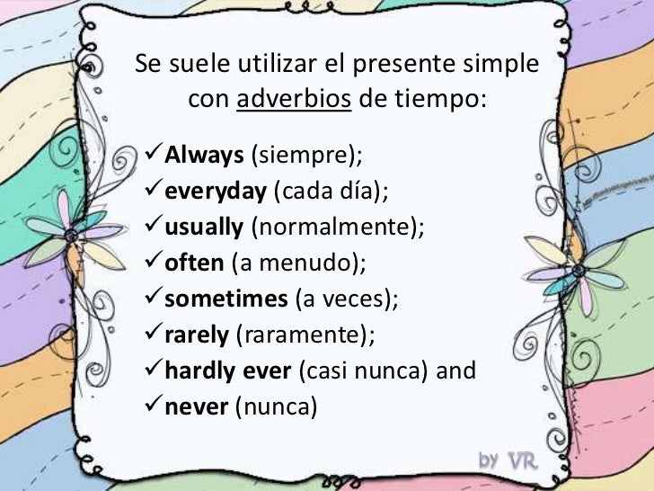 Present simple