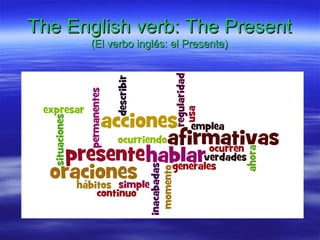 The English verb: The Present
      (El verbo inglés: el Presente)
 