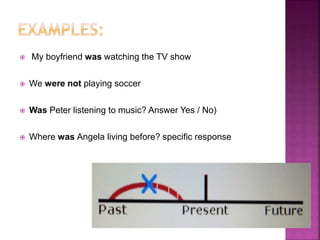  My boyfriend was watching the TV show
 We were not playing soccer
 Was Peter listening to music? Answer Yes / No)
 Where was Angela living before? specific response
 