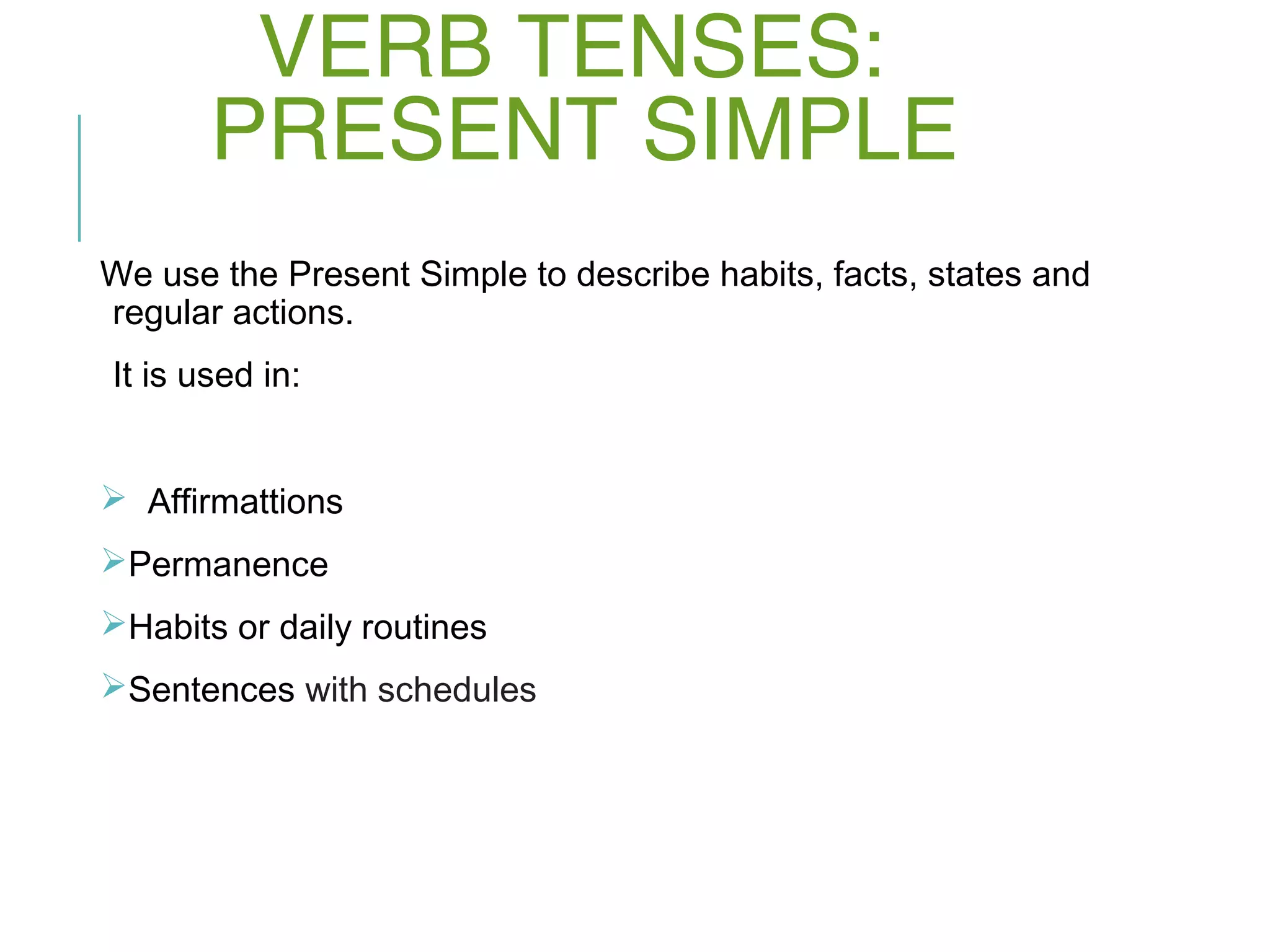 Present Simple PPT Present simple ppt