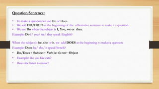 Present Simple Tense | PPTX